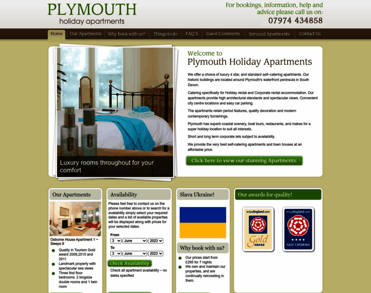 Plymouthholidayapartments.co.uk thumbnail