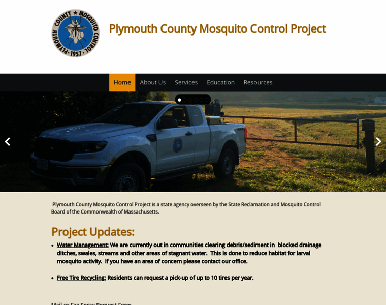 Plymouthmosquito.org thumbnail