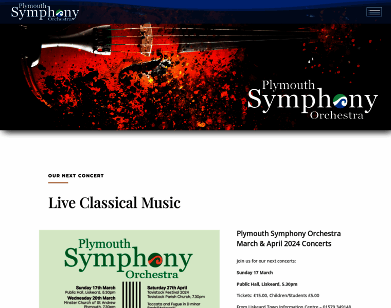 Plymouthsymphony.co.uk thumbnail