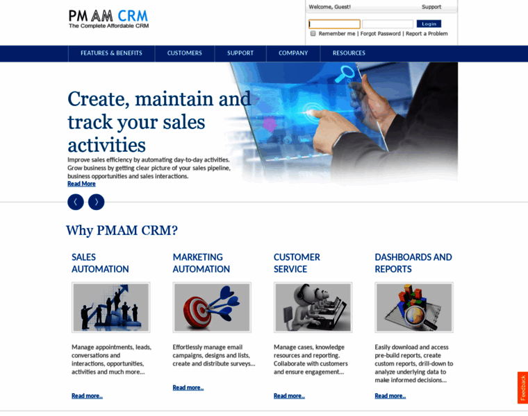 Pmamcrm.com thumbnail