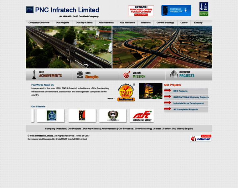 Pncinfratech.com thumbnail