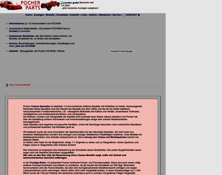 Pocherparts.de thumbnail