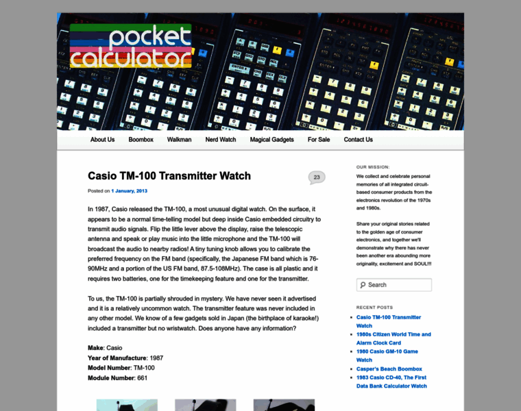 Pocketcalculatorshow.com thumbnail