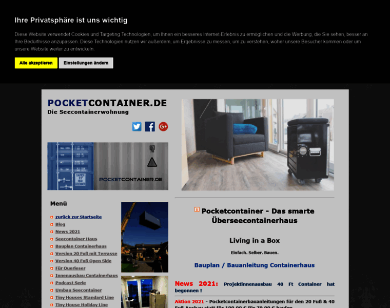 Pocketcontainer.de thumbnail