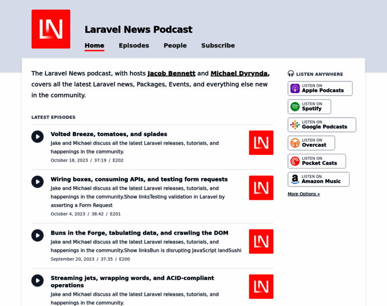 Podcast.laravel-news.com thumbnail