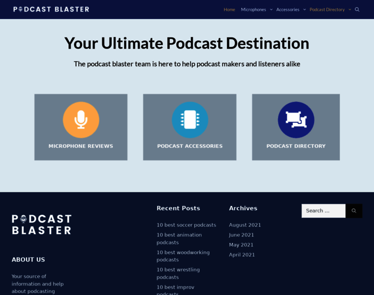 Podcastblaster.com thumbnail