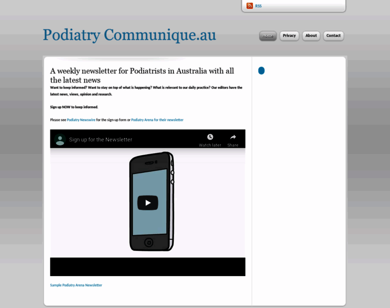 Podiatry-communique.com.au thumbnail