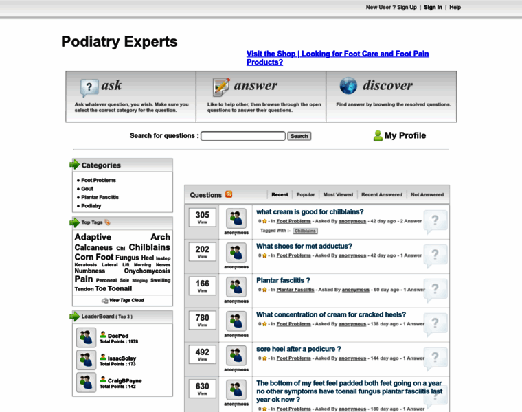 Podiatryexperts.net thumbnail