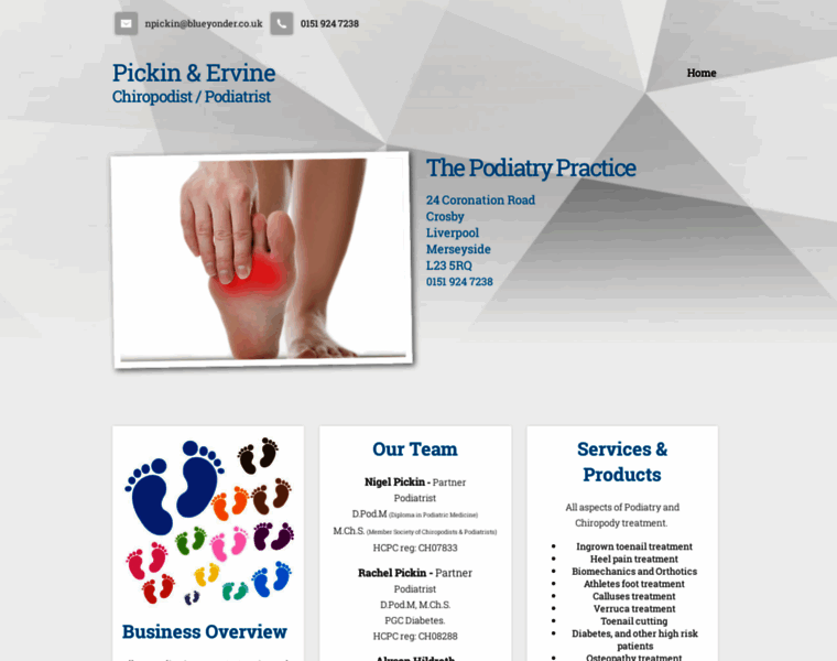 Podiatrypractice.co.uk thumbnail