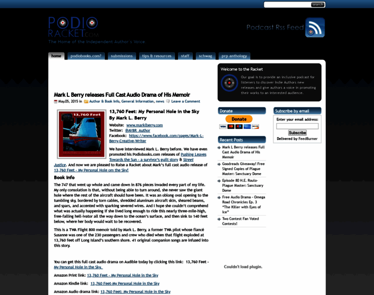 Podioracket.com thumbnail