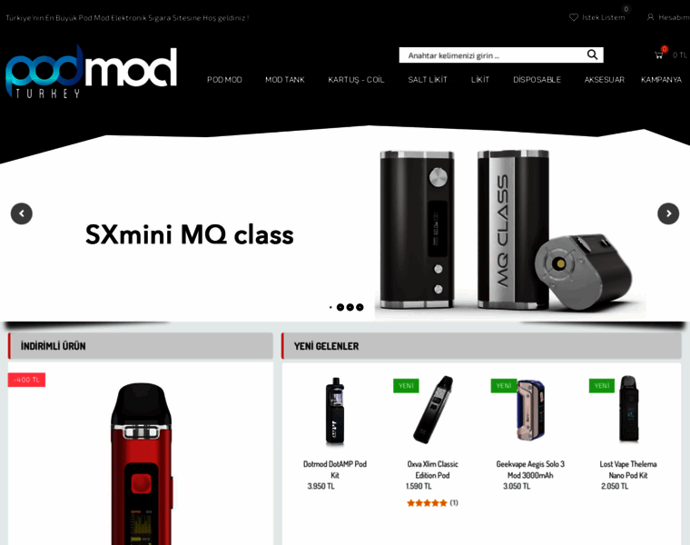 podmodturkey.com at WI. Pod Mod Salt Likit Elektronik Sigara Online Store