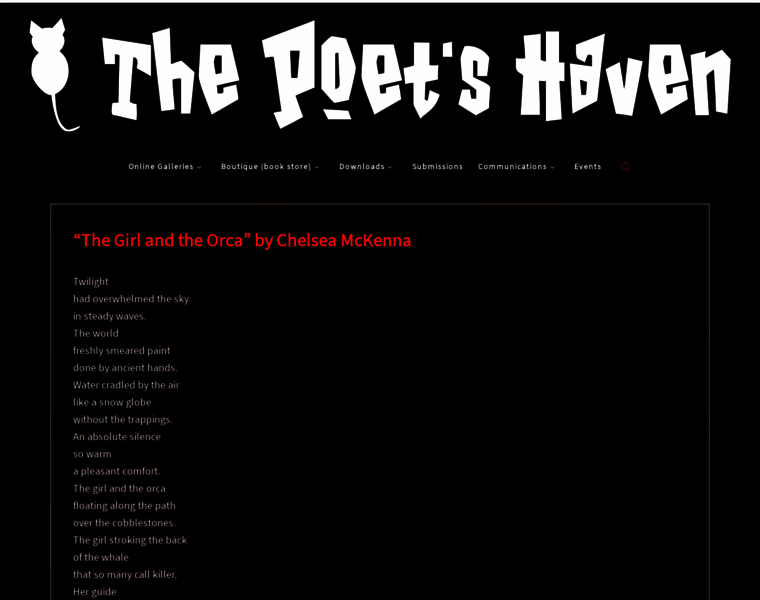 Poetshaven.com thumbnail