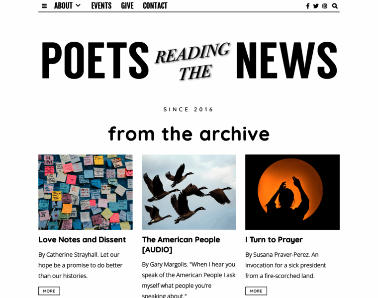 Poetsreadingthenews.com thumbnail