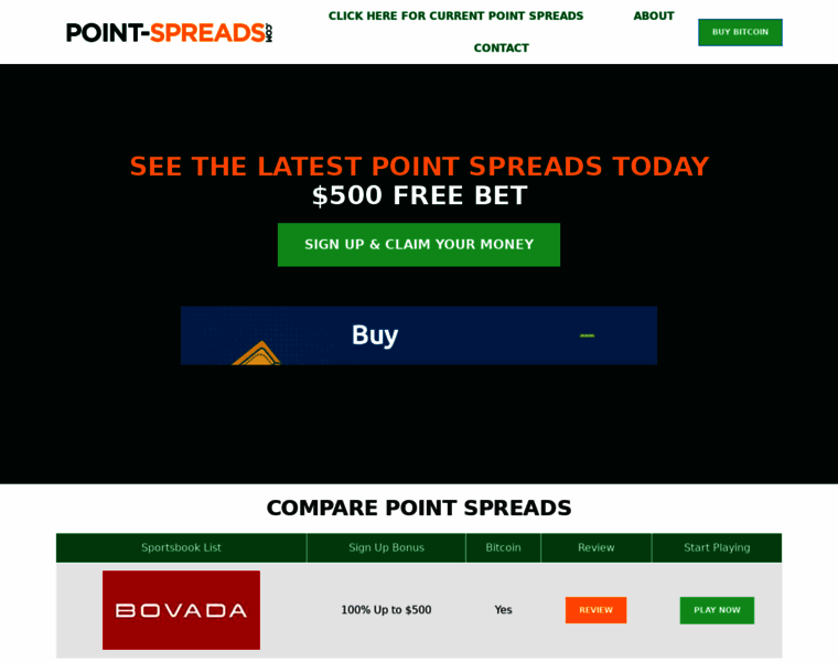 Point-spreads.com thumbnail