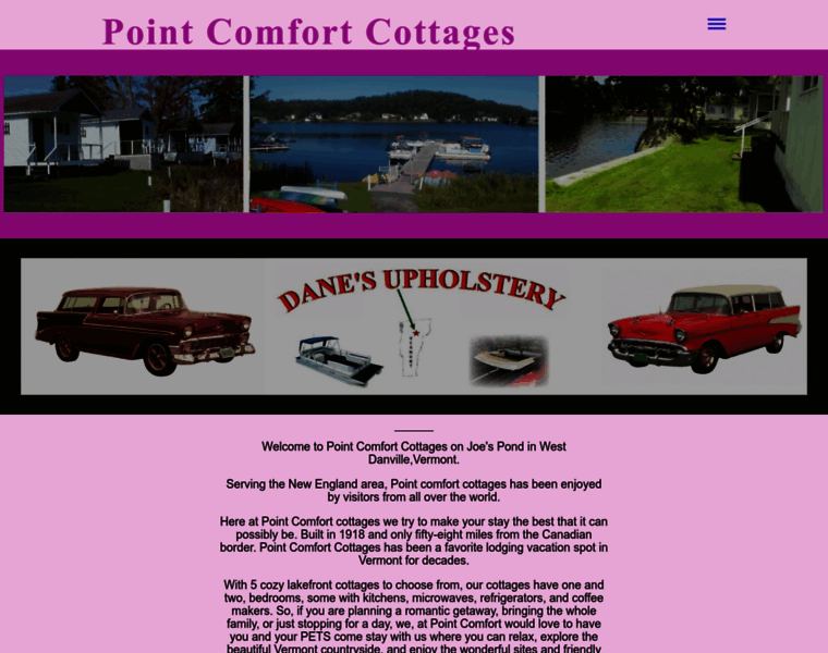 Pointcomfortcottages.com thumbnail