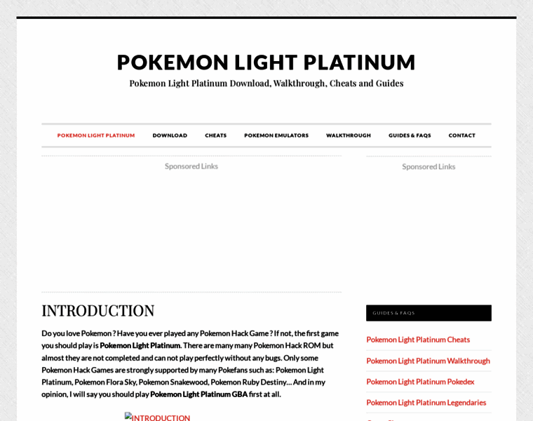 Pokemonlightplatinum.com thumbnail
