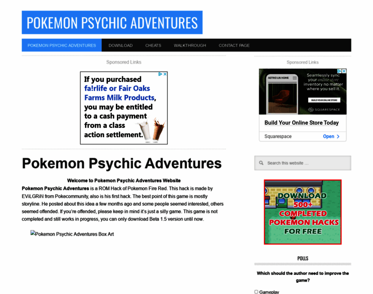 Pokemonpsychicadventures.com thumbnail