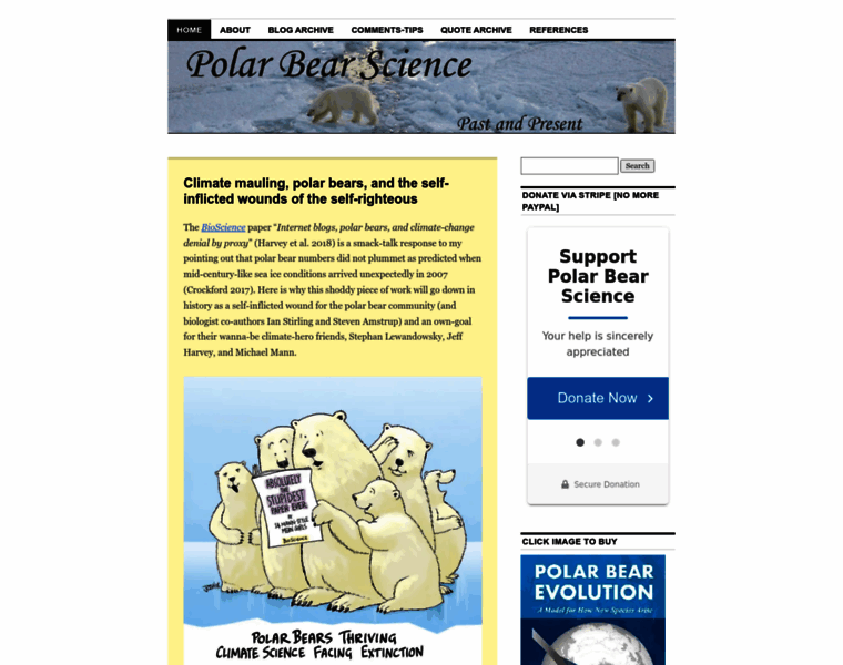 Polarbearscience.com thumbnail