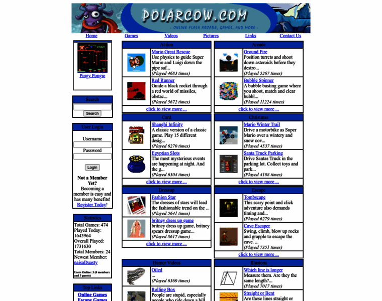 Polarcow.com thumbnail