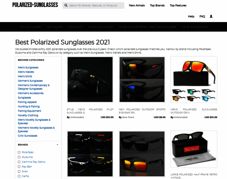 Polarized-sunglasses.org thumbnail