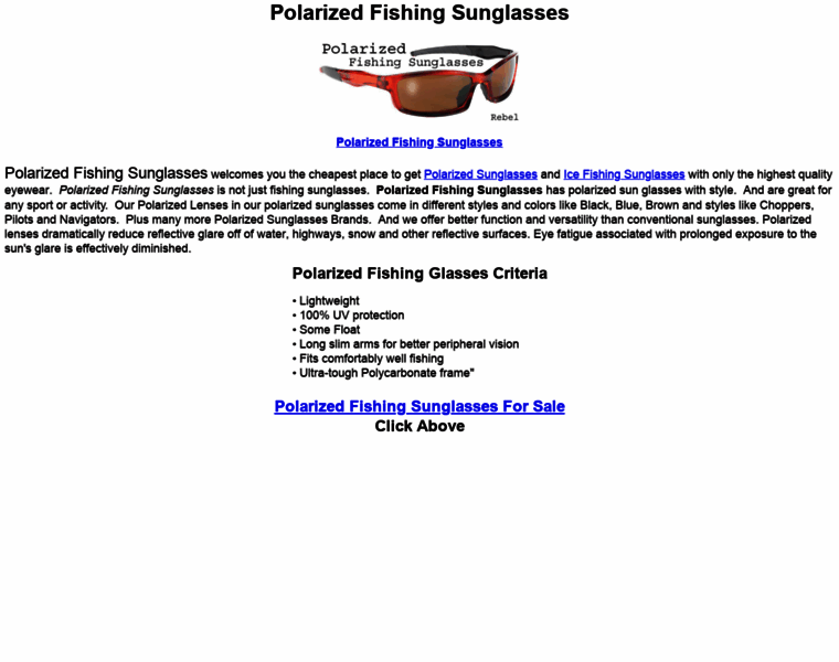 Polarizedfishingsunglasses.com thumbnail