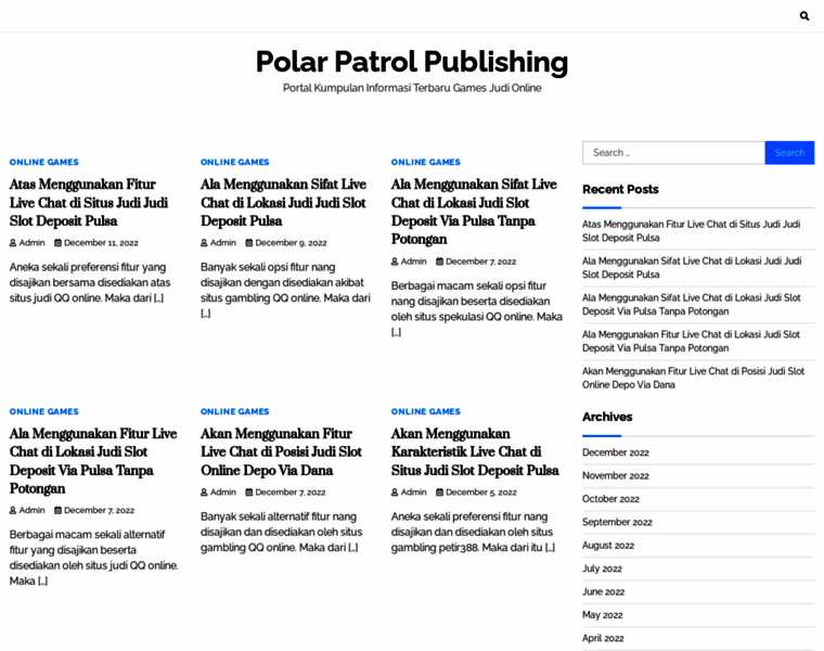 Polarpatrolpublishing.com thumbnail