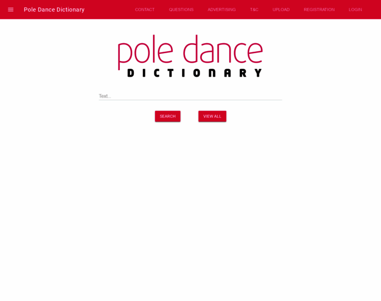 Poledancedictionary.com thumbnail