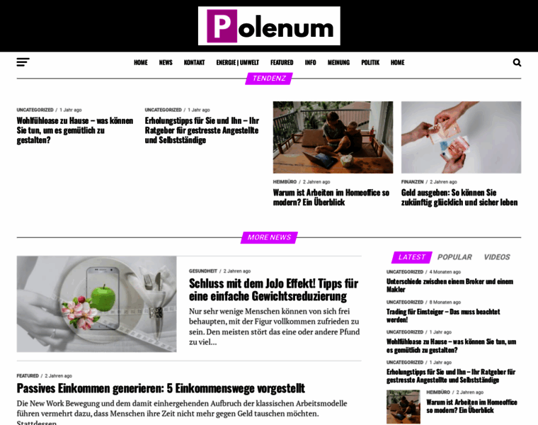 Polenum.com thumbnail