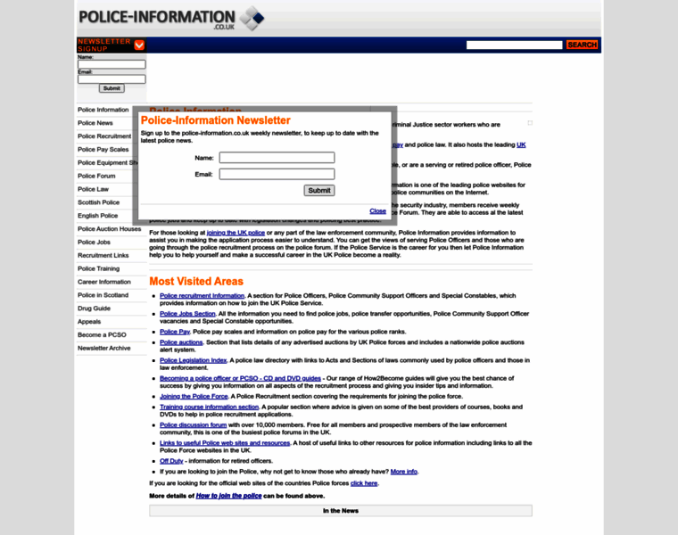 Police-information.co.uk thumbnail