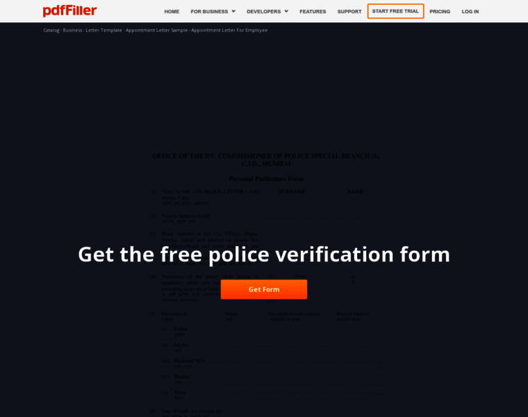 Police-mumbai-verification.pdffiller.com thumbnail