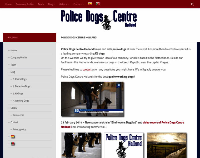 Policedogscentre.com thumbnail