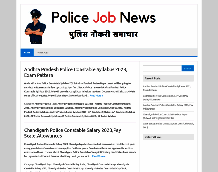 Policejobnews.in thumbnail