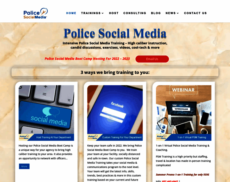 Policesocialmedia.com thumbnail