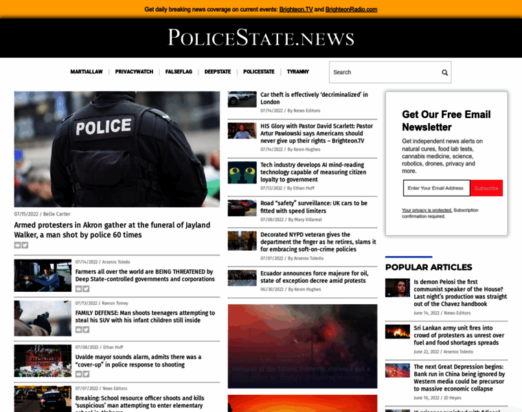 Policestate.news thumbnail