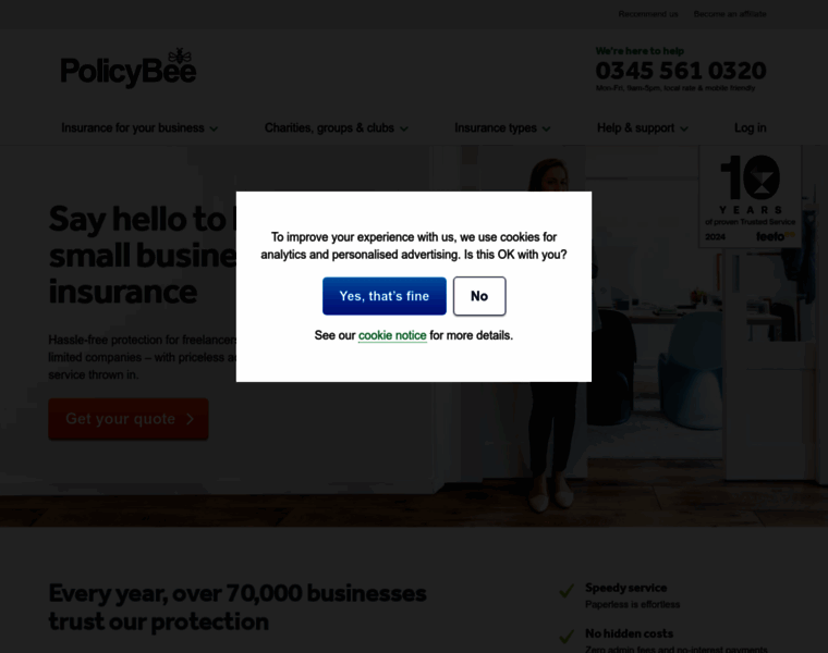 Policybee.co.uk thumbnail