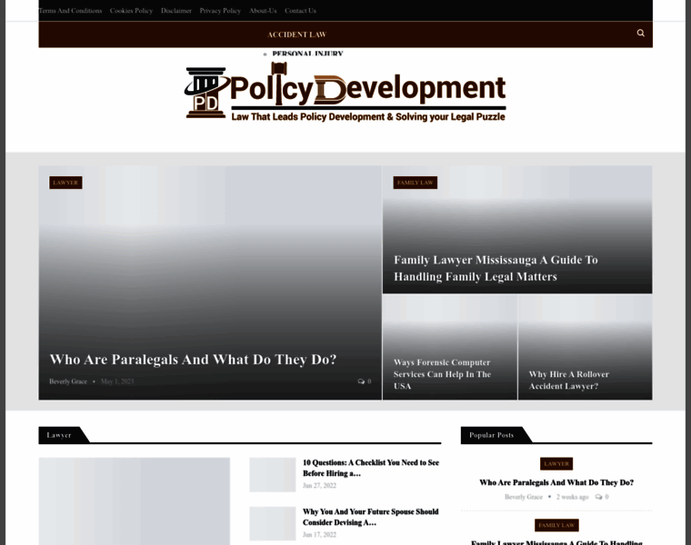 Policydevelopment.org thumbnail