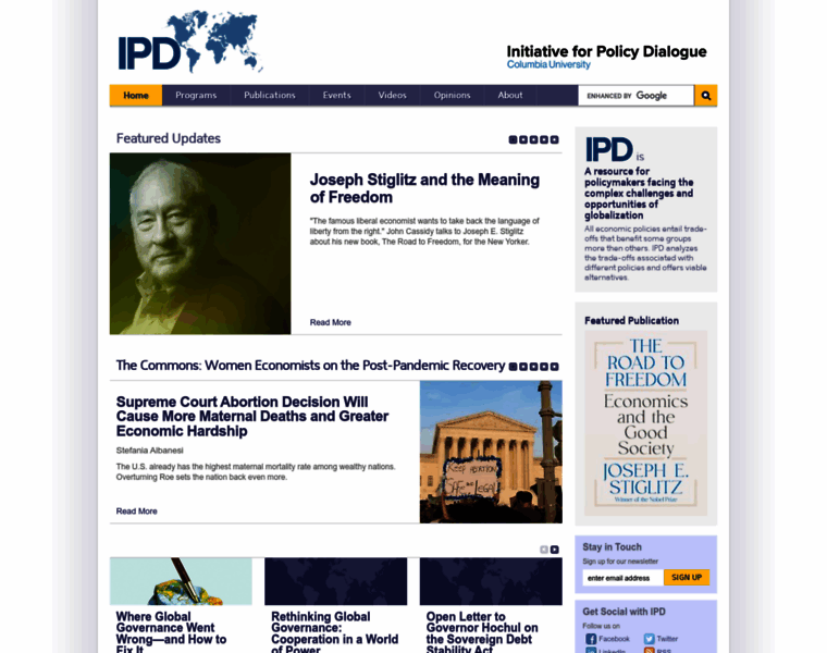 Policydialogue.org thumbnail