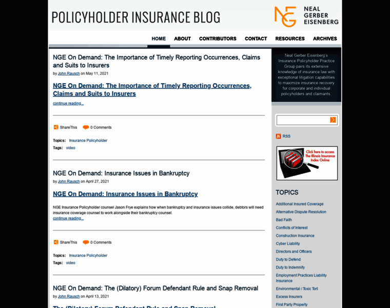 Policyholderinsurancelaw.com thumbnail