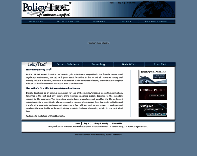 Policytrac.com thumbnail