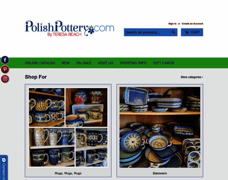 Polishpottery.com thumbnail