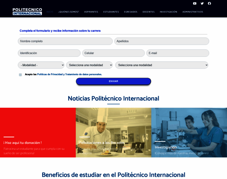 Politecnicointernacional.edu.co thumbnail
