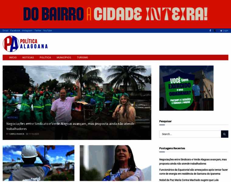 Politicaalagoana.com.br thumbnail