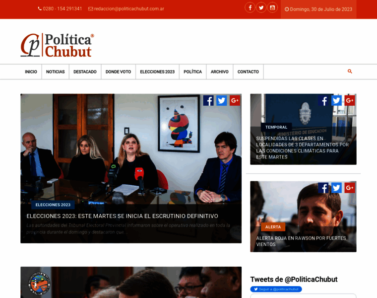 Politicachubut.com.ar thumbnail