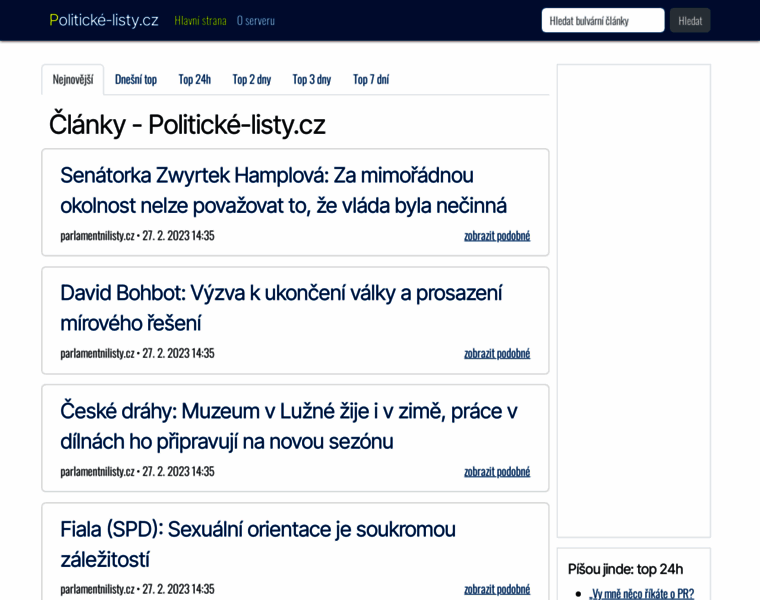 Politicke-listy.cz thumbnail