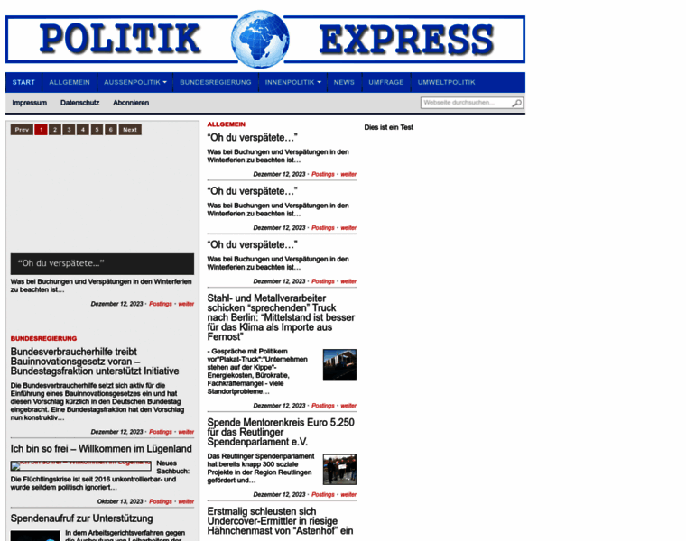 Politikexpress.de thumbnail