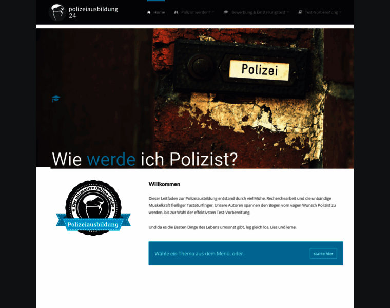 Polizeiausbildung24.de thumbnail
