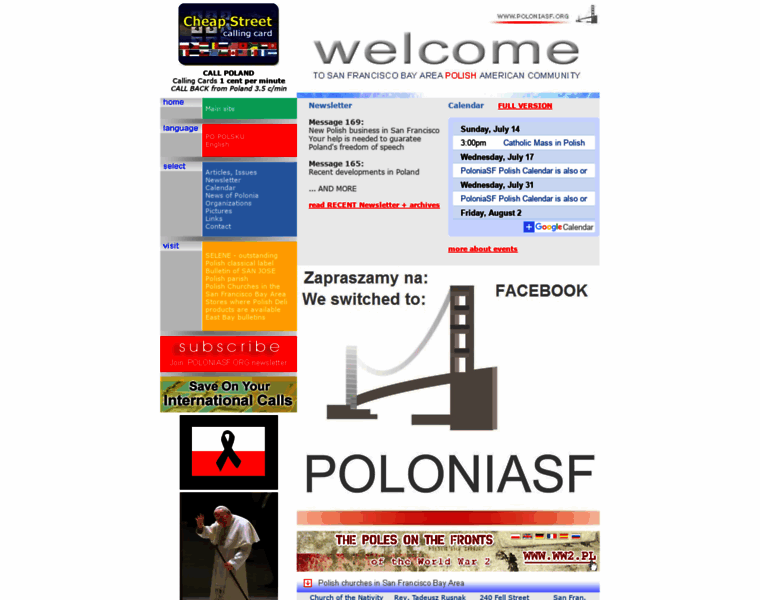 Poloniasf.org thumbnail