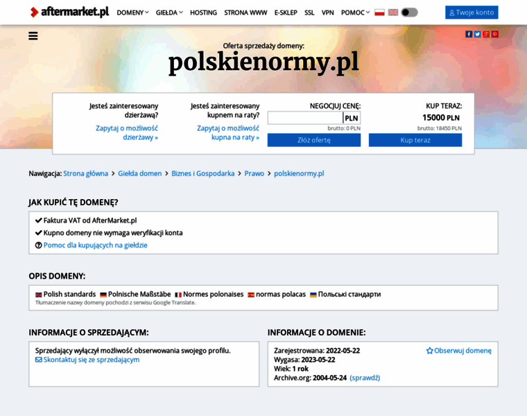 Polskienormy.pl thumbnail