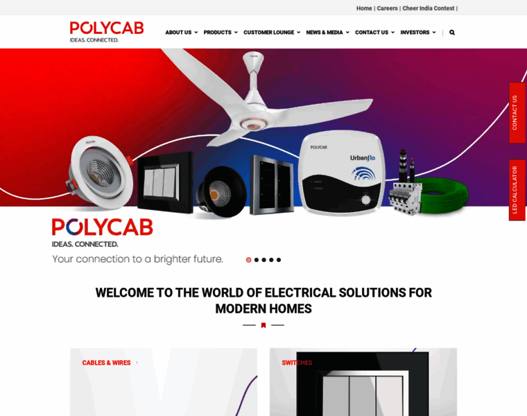 Polycab.com thumbnail