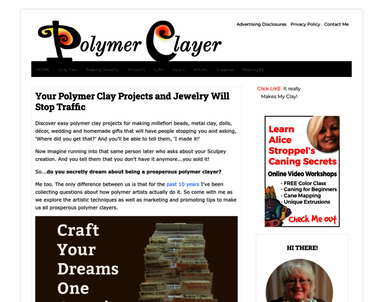 Polymerclayer.com thumbnail